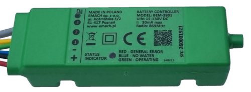 BEM3801 - kontroler baterii